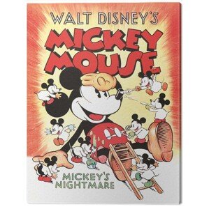 Obraz na plátně Mickey Mouse - Mickey‘s Nightmare, 2 - 60×80 cm