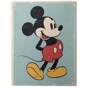 Obraz na plátně Mickey Mouse - Retro, 2 cm - 60×80 cm