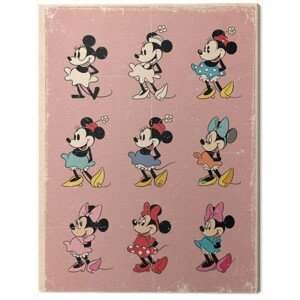 Obraz na plátně Minnie Mouse - Evolution, 2 - 80×60 cm