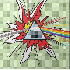 Obraz na plátně Pink Floyd - Dark Side of the Moon Pop Art, 2 - 40×40 cm