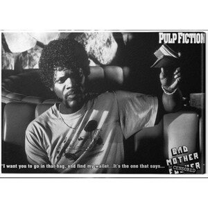 Obraz na plátně Pulp Fiction - Bad Mother F**ker, 2 - 50×40 cm