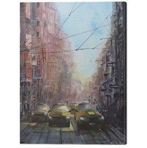 Obraz na plátně Rajan Dey - New York on a Sunny Afternoon, 2 - 40×50 cm