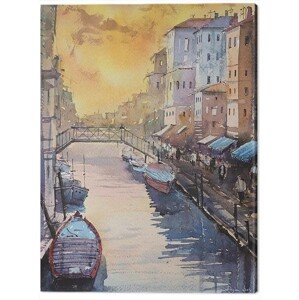 Obraz na plátně Rajan Dey - Venice in Late Afternoon, 2 - 40×50 cm