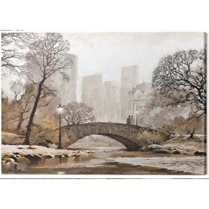 Obraz na plátně Richard Macneil - Gapstow Bridge, 2 - 60×80 cm