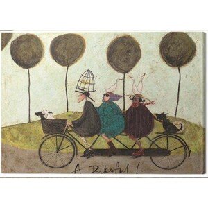 Obraz na plátně Sam Toft - A Bikeful!, 2 - 40×50 cm
