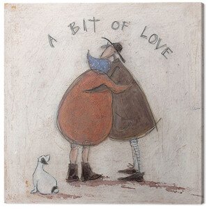 Obraz na plátně Sam Toft - A Bit of Love, 2 cm - 30×30 cm