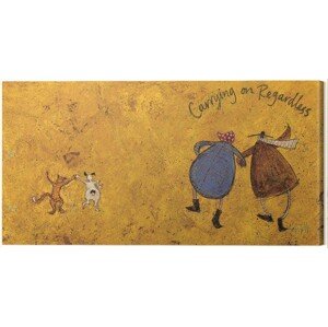 Obraz na plátně Sam Toft - Carrying on Regardless II, 2 - 60×30 cm