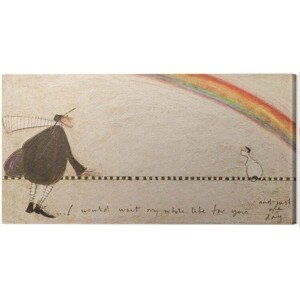 Obraz na plátně Sam Toft - I Would Wait My Whole Life For You, 2 - 100×50 cm