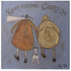 Obraz na plátně Sam Toft - Keep Strong Carry On, 2 - 30×30 cm