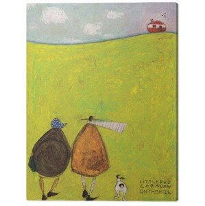 Obraz na plátně Sam Toft - Little Red Caravan on the Hill, 2 - 30×40 cm