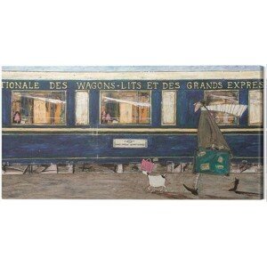 Obraz na plátně Sam Toft - Orient Express Ooh La La, 2 - 50×100 cm