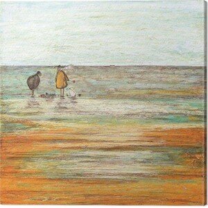 Obraz na plátně Sam Toft - Sandcastle Progress Report, 2 - 40×40 cm