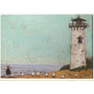 Obraz na plátně Sam Toft - Seven Sisters and a Lighthouse, 2 - 50×40 cm