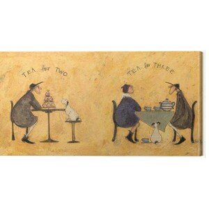 Obraz na plátně Sam Toft - Tea For Two Tea For Three, 2 - 30×60 cm