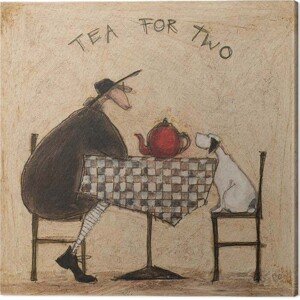 Obraz na plátně Sam Toft - Tea Fot Two, 2 - 40×40 cm