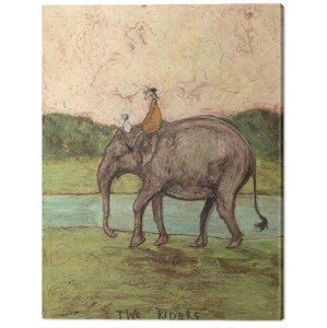 Obraz na plátně Sam Toft - Two Riders, 2 - 60×80 cm