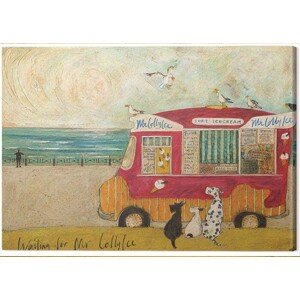 Obraz na plátně Sam Toft - Waiting For Mr Lollyice, 2 cm - 30×40 cm