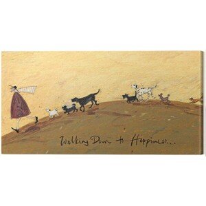 Obraz na plátně Sam Toft - Walking Down To Hapiness, 2 - 60×30 cm
