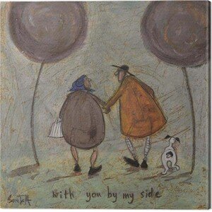 Obraz na plátně Sam Toft - With You By My Side, 2 cm - 40×40 cm