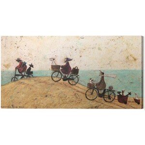 Obraz na plátně Sam Toft - Electric Bike Ride, 2 - 100×50 cm