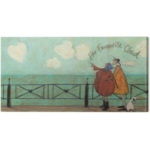 Obraz na plátně Sam Toft - Her favourite cloud II, 2 - 100×50 cm