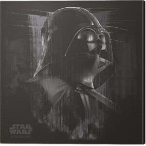Obraz na plátně Star Wars: Rogue One - Darth Vader Black, 2 - 40×40 cm