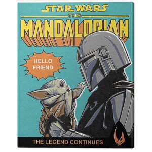 Obraz na plátně Star Wars: The Mandalorian - Hello Friend, 2 - 40×50 cm