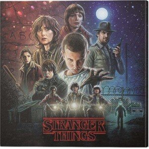 Obraz na plátně Stranger Things - On Sheet, 2 - 60×80 cm
