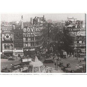 Obraz na plátně Time Life - Piccadilly Circus, London 1942, 2 - 80×60 cm