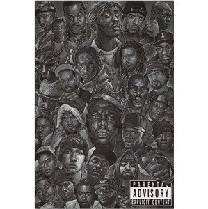 Plakát, Obraz - Hip Hop - All Stars, 61 × 91.5 cm