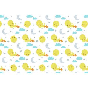 Umělecký tisk Looney Tunes - Sleeping Tweety, 40 × 26.7 cm