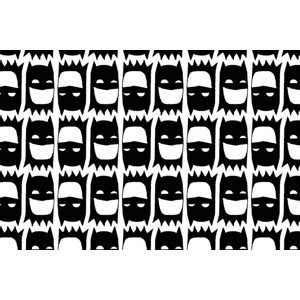 Umělecký tisk Batman - Head ilustration, 40 × 26.7 cm