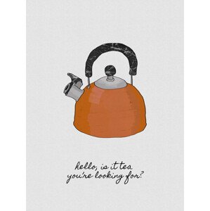 Ilustrace Hello Is It Tea, Orara Studio, 30 × 40 cm