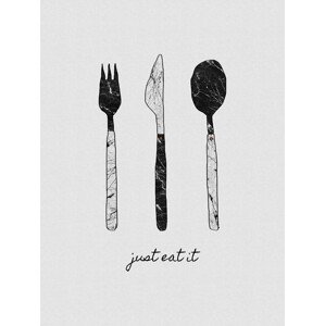Ilustrace Just Eat It, Orara Studio, 30 × 40 cm