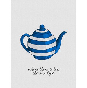 Ilustrace Where There Is Tea, Orara Studio, 30 × 40 cm