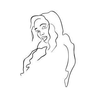 Ilustrace Grace, Hugo Jurčík, 40 × 40 cm