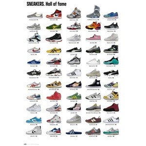 Plakát, Obraz - Sneakers - Hall of Fame, 61 × 91.5 cm