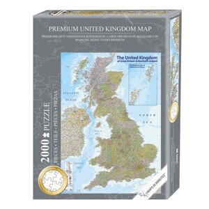 Puzzle Great Britain Map, 2000 ks