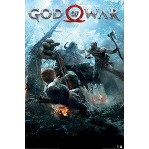 Plakát, Obraz - PlayStation - God of War, 61 × 91.5 cm