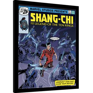Obraz na zeď - Shang Chi and Legend of the Ten Rings - Comic Cover, 34.3 × 44.5 cm
