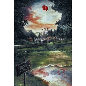 Umělecký tisk IT Two - Derry is calling, 26.7 × 40 cm