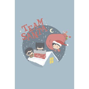 Umělecký tisk Justice League - Team Santa, 26.7 × 40 cm