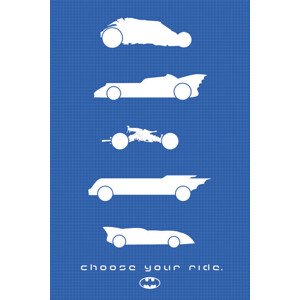 Umělecký tisk Batman collection - choose your ride, 26.7 × 40 cm