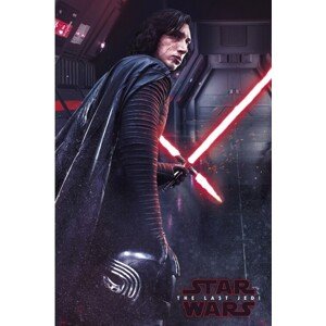 Plakát, Obraz - Star Wars VIII: Last of the Jedi - Kylo Ren, 61 × 91.5 cm