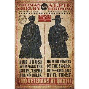 Plakát, Obraz - Peaky Blinders - Thomas vs Alfie, 61 × 91.5 cm