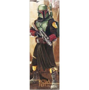 Plakát, Obraz - Star Wars: Boba Fett, 53 × 158 cm