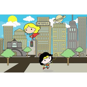 Umělecký tisk Supergirls - Metropolis, 40 × 26.7 cm