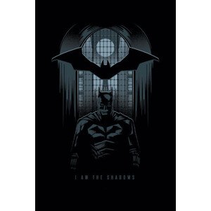 Umělecký tisk The Batman - I am the shadows, 26.7 × 40 cm