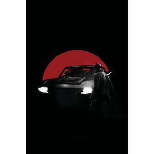Umělecký tisk Batman - Batmobile, 26.7 × 40 cm