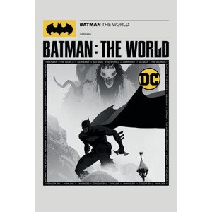 Umělecký tisk Batman - The world Germany Cover, 26.7 × 40 cm
